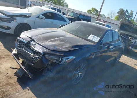 2019 Genesis G70 3.3T Advanced z USA, uszkodzony, nr VIN KMTG34LE4KU020043